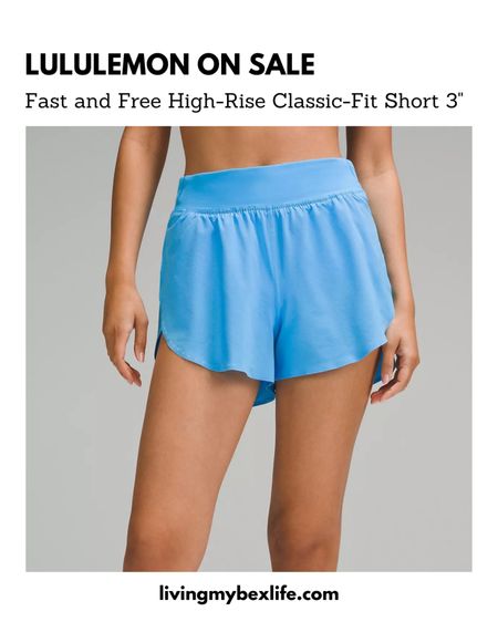 Viral lululemon shorts for summer: Fast and Free High-Rise Classic-Fit Short 3” ON SALE 

Perfect summer running short, lulu shorts, speed short, hotty hot, tracker, track that, workout shorts, gym outfit, pickleball, tennis, we made too much 

#LTKSaleAlert #LTKFitness #LTKActive