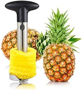 Pineapple Corer, Easy Gadget Kitchen,Fruit Slicer, Cutter Peeler Stem Remover Blades,Sliver Stain... | Amazon (US)