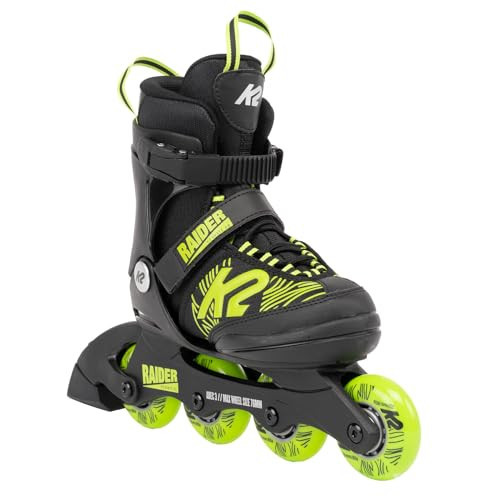 K2 Raider Inline Skates, Color: Black/Limie, Size: 4-8 (I220200101600) | Amazon (US)