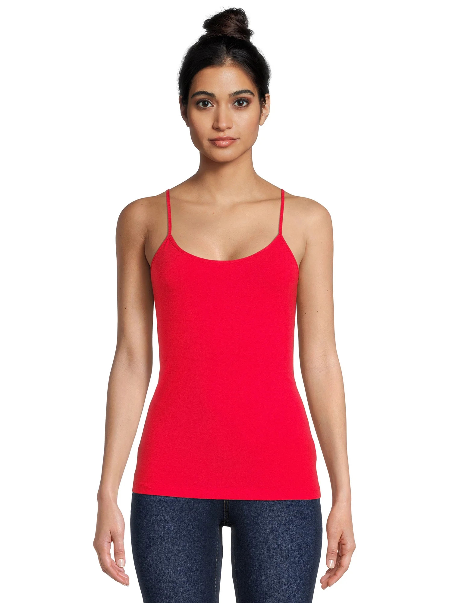 Time and Tru Women's Adjustable Strap Cami | Walmart (US)