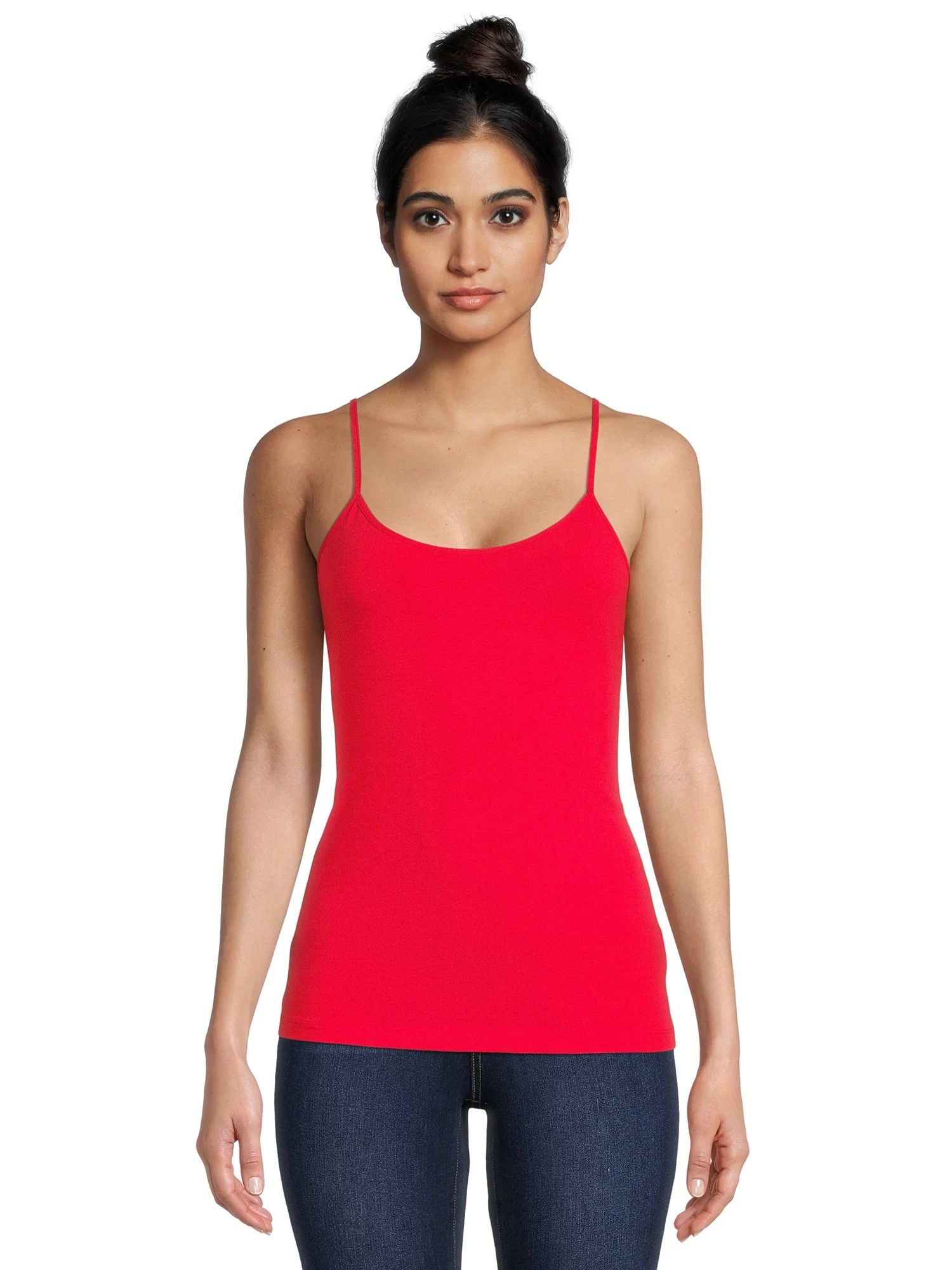 Time and Tru Women's Adjustable Strap Cami | Walmart (US)