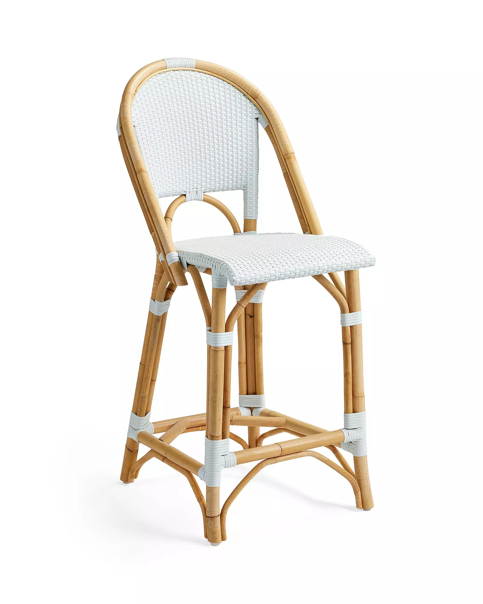 Riviera Rattan Bar & Counter Stools | Serena and Lily