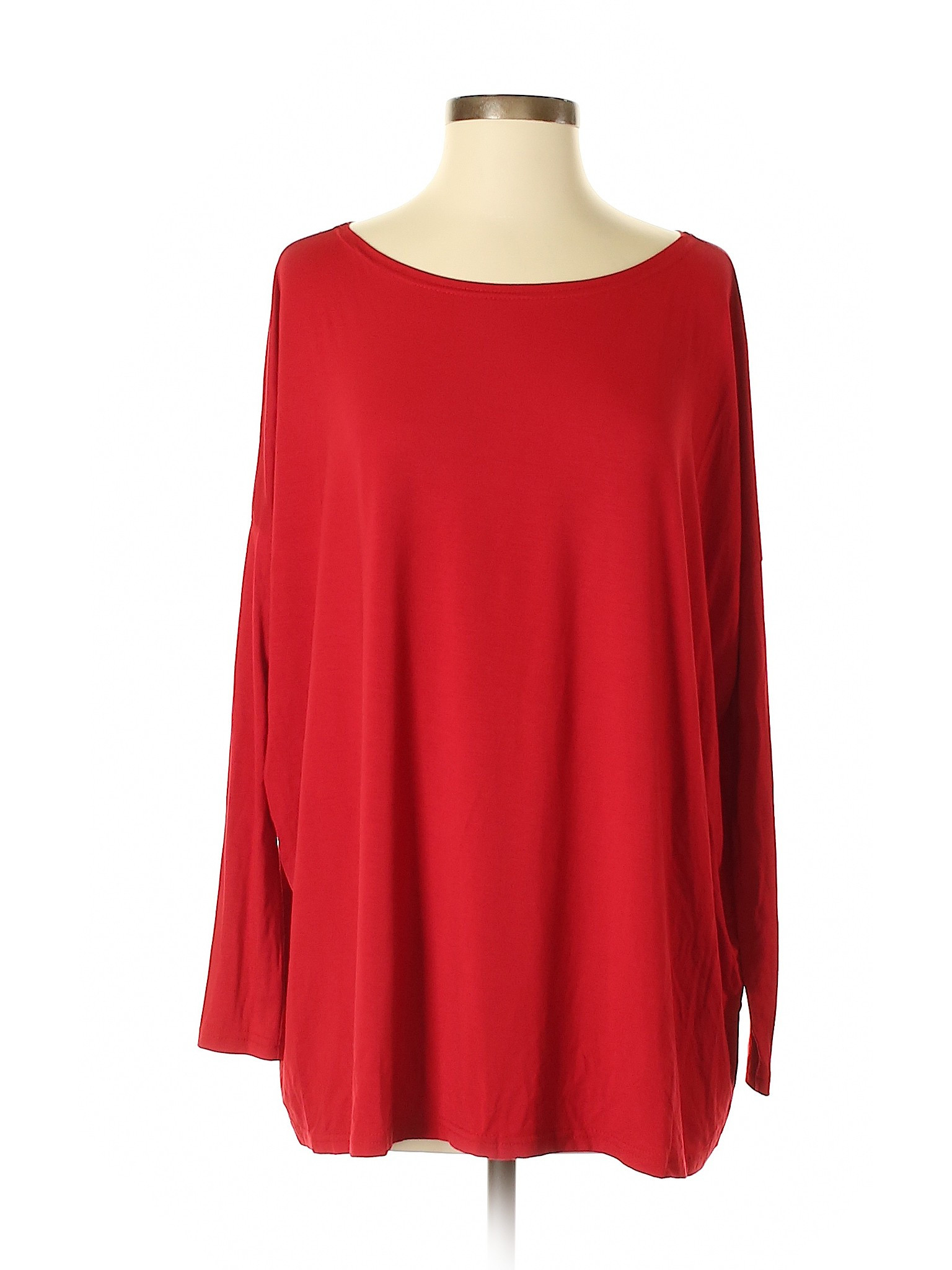 Piko 1988 3/4 Sleeve Top Size 4: Red Women's Tops - 43569457 | thredUP