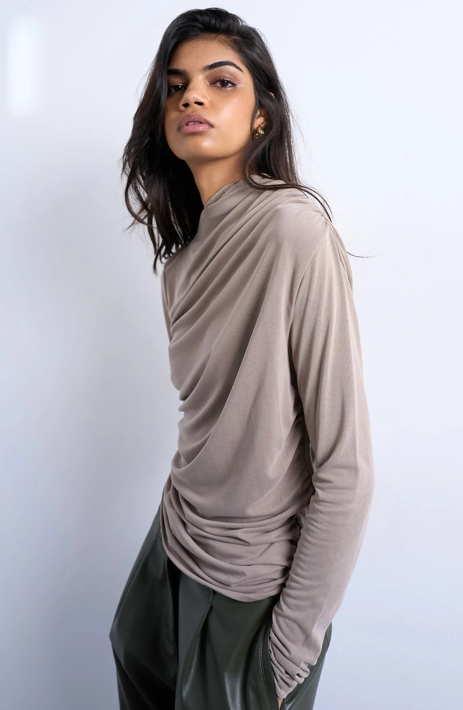 Ruched Long Sleeve Top | Nordstrom