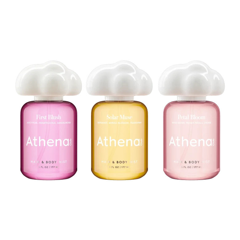 Hair & Body Mist Trio. Fresh & Floral | Athena Club