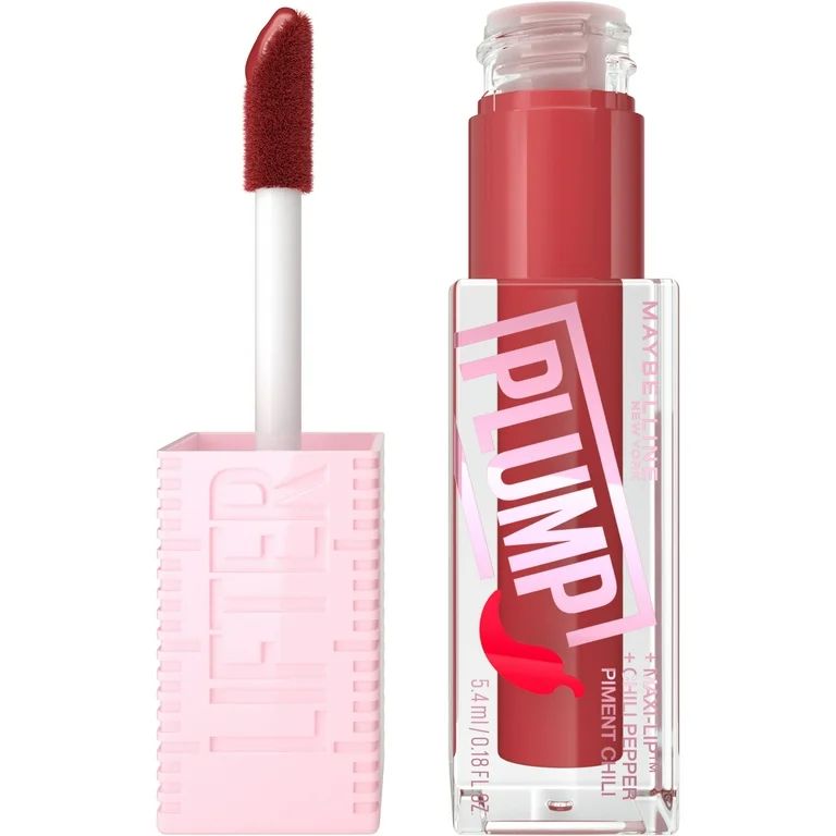 Maybelline Lifter Plump Lasting Lip Gloss, Hot Chili | Walmart (US)