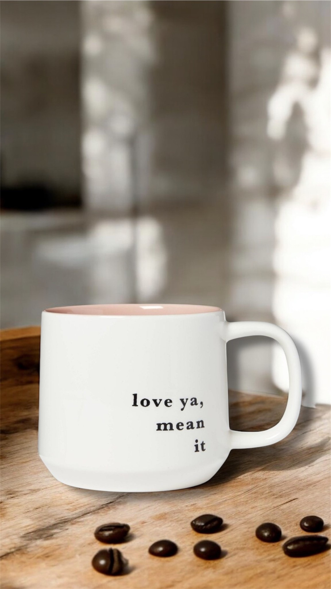 Starting the day with a little sass and a lot of caffeine! This “Love ya, mean it” mug from Target is giving all the flirty, fun vibes your coffee corner needs. Perfect for gifting or just treating yourself—because you deserve a cute mug moment. ☕️

Shop it now on LTK before it sells out!

TargetFind
TargetStyle
CoffeeMug
MugObsessed
CuteMugs
GiftIdeas
MorningVibes
CozyKitchen
CoffeeBarDecor
KitchenAesthetic
SelfCareEssentials
LTKHome
HomeStyle
CoffeeLover
BudgetFriendlyFinds
Mother’s Day 
Gift ideas 

#LTKHome #LTKFindsUnder50 #LTKGiftGuide