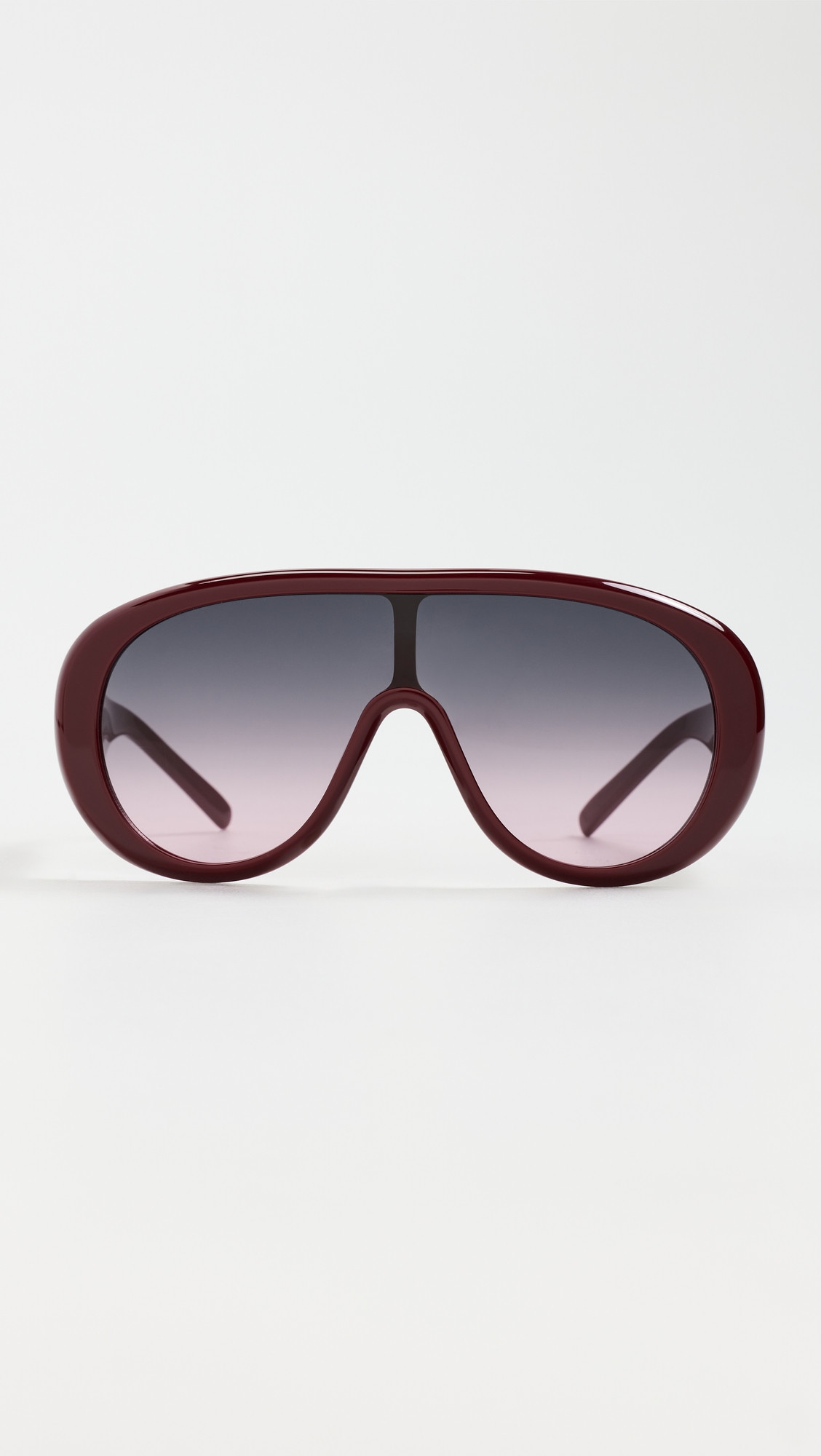 Givenchy Curve Mask Sunglasses Shiny Bordeaux/Gradient Bord One Size | Shopbop