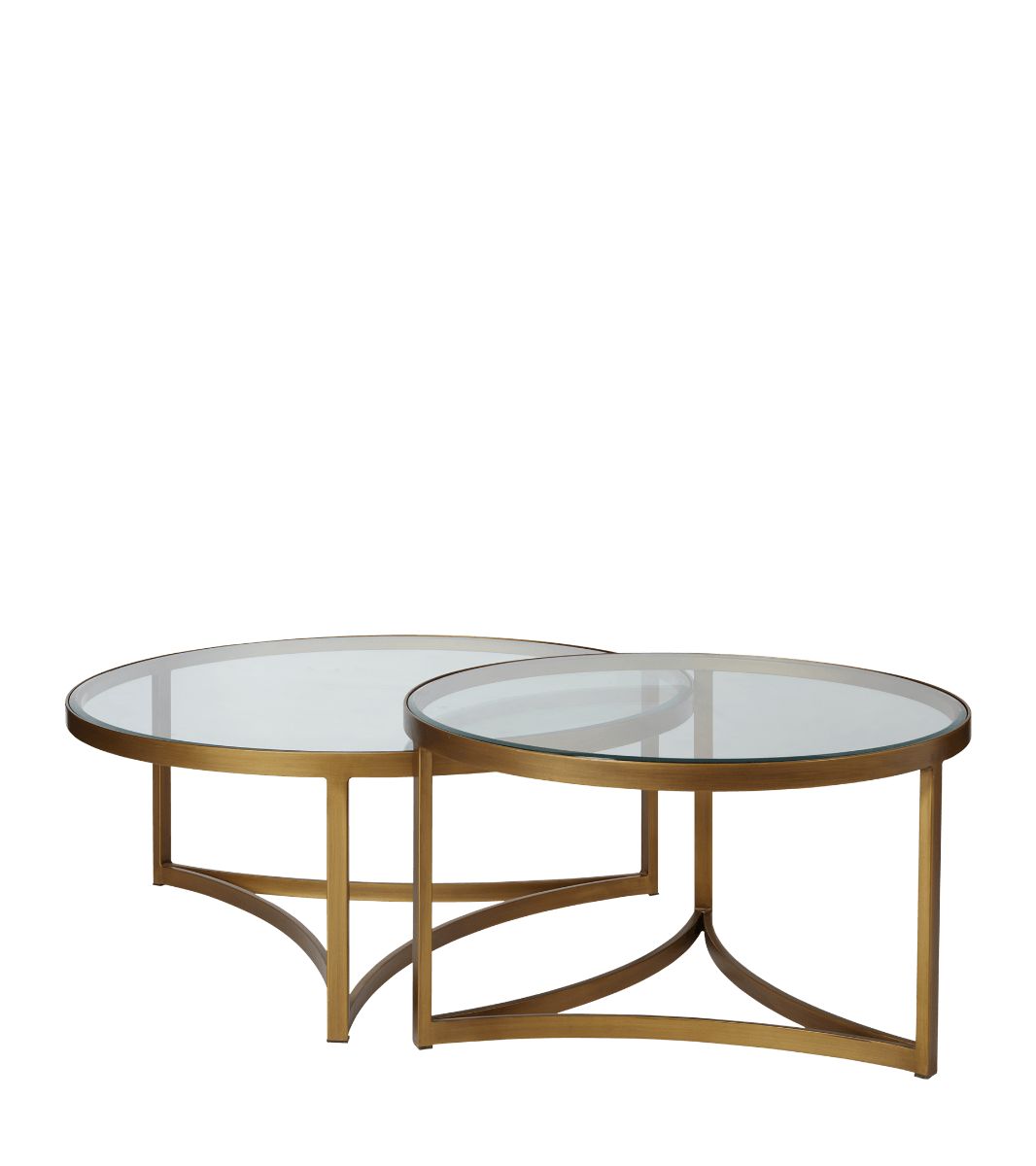 Set of Two Opplyst Tables - Bronze | OKA US
