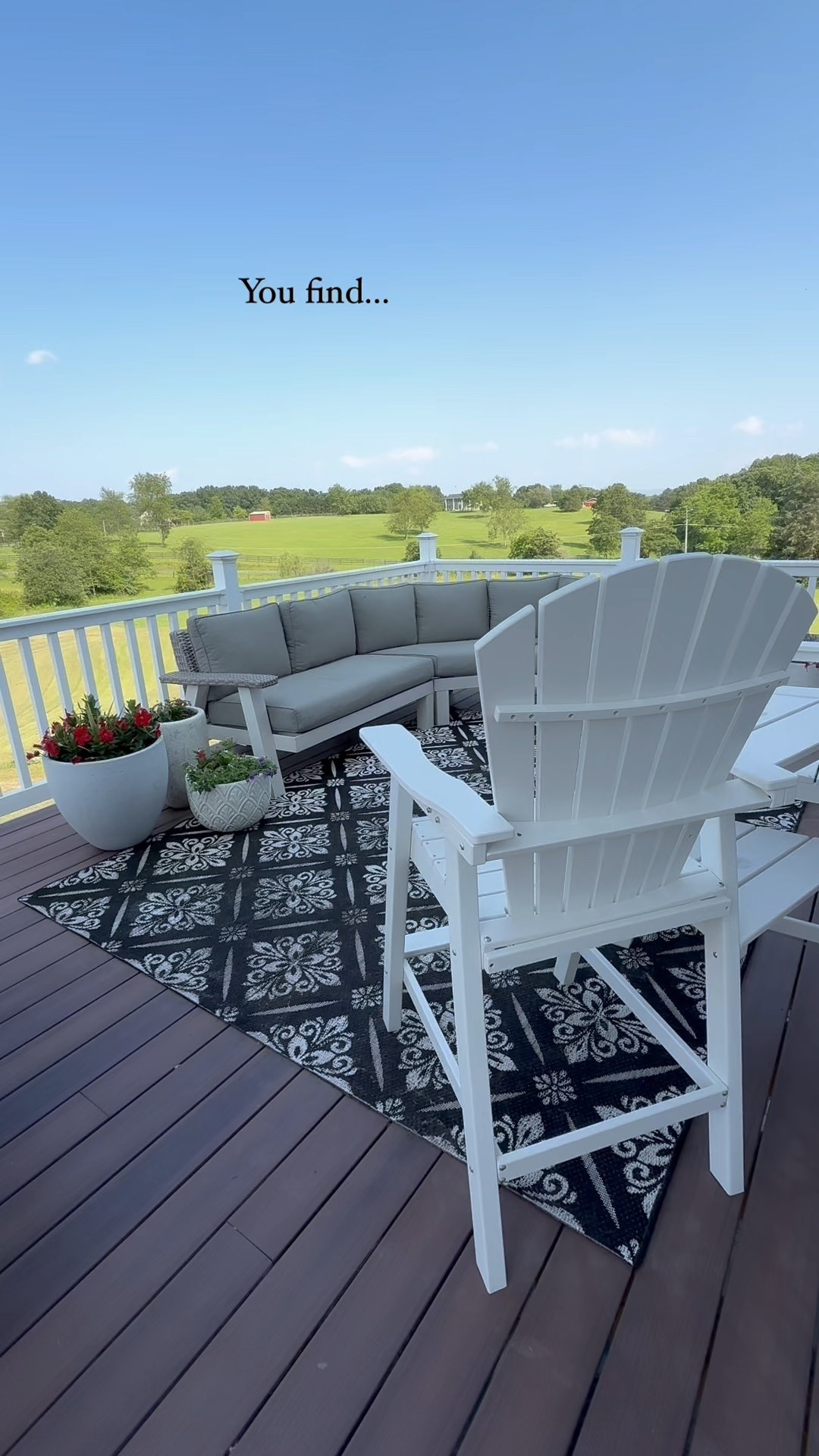 🚨shop this reel by clicking the thumbnails below 👇 
🔥 these Adirondack chairs are built with HDPE so they are built to last, can withstand bad weather and they are super easy to clean and comfortable with a high back and footrest! 

🔥they can hold an outdoor umbrella and you can remove the trays and have two separate chairs🙌  
Porch, patio, deck, outdoor furniture, patio furniture, porch furniture, patio decor, outdoor living, Amazon find, affordable outdoor furniture, Adirondack chair, tall Adirondack chairs 

#LTKFamily #LTKHome #LTKSeasonal