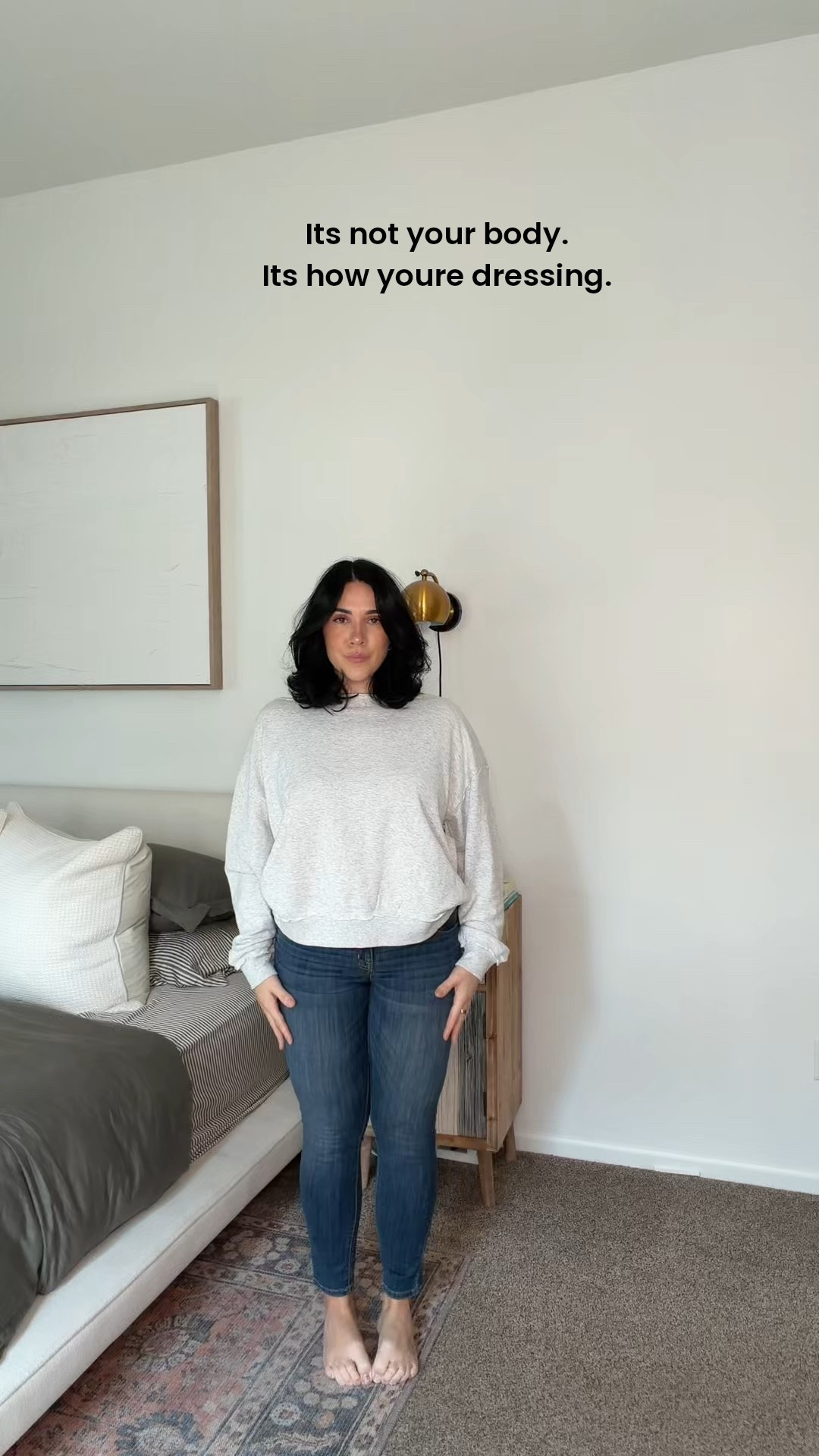 Skinny jeans or wide leg? As a boxy body shape I’ll always choose volume on the bottom. Top XL, Jeans 30 (but maybe a 31 would fit me better, so size up). I’m 5’5/size 10. 

#LTKmomlife #LTKdayinmylife #LTKMidsize