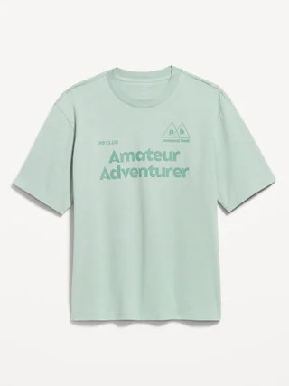 Heavyweight Crew-Neck Graphic T-Shirt | Old Navy (US)