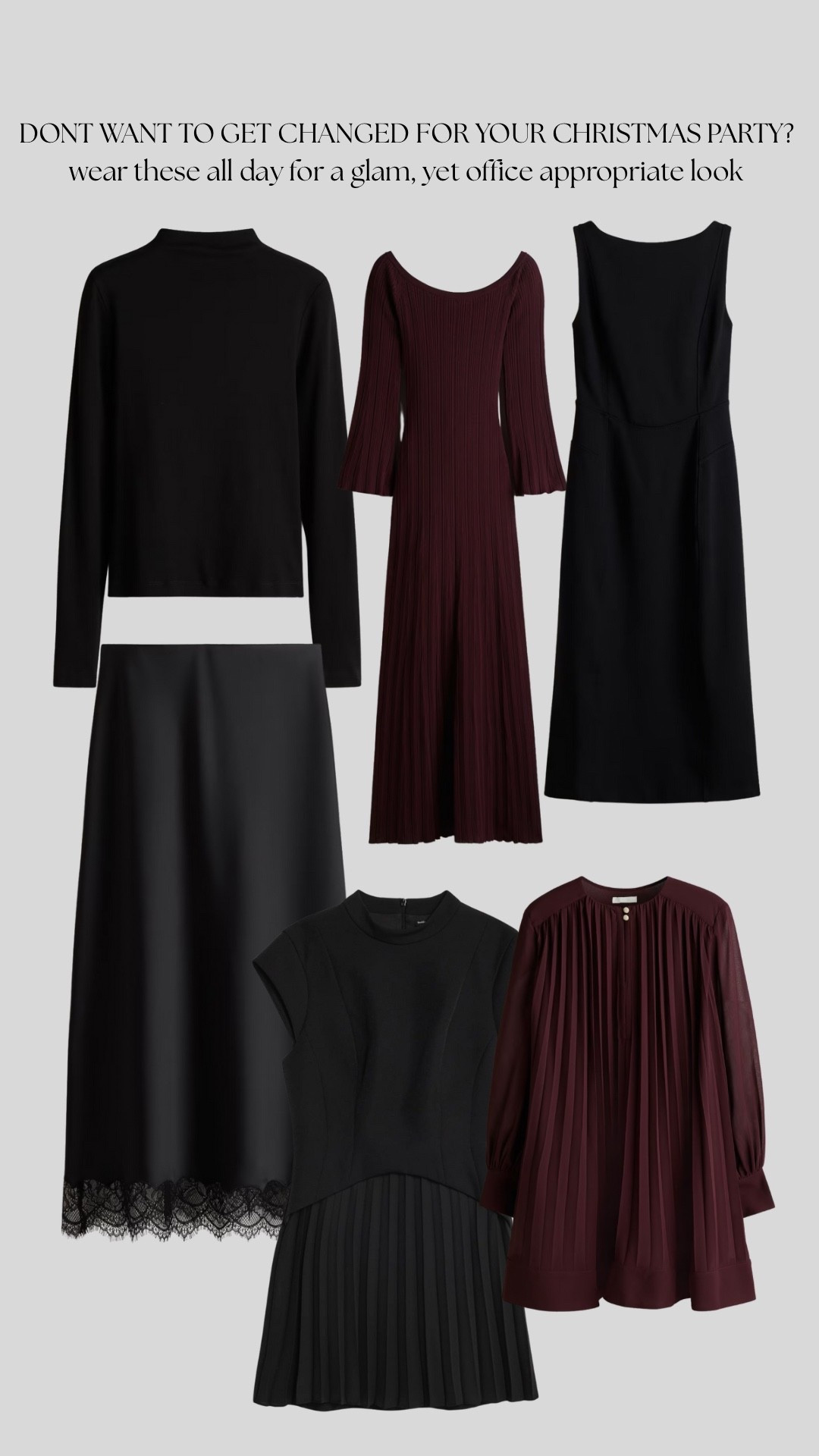 Don’t want to get changed before your Christmas party? Easy outfits to go from desk straight to the bar! 

#LTKworkwear #LTKpartywear #LTKwinter