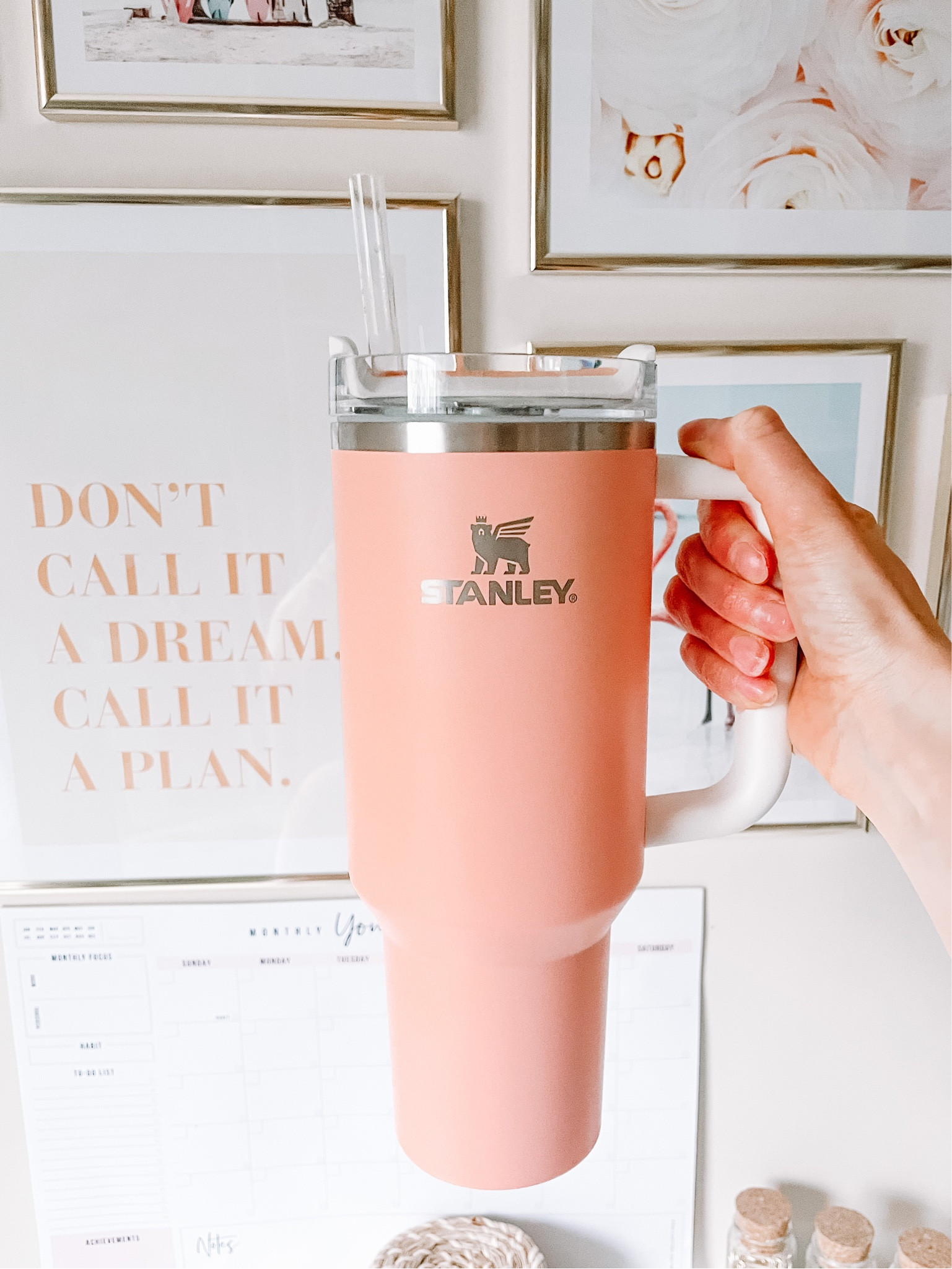 Back in stock! Stanley mug 40 oz tumblr, peach limited edition Stanley cup 

#LTKunder50 #LTKFind #LTKtravel