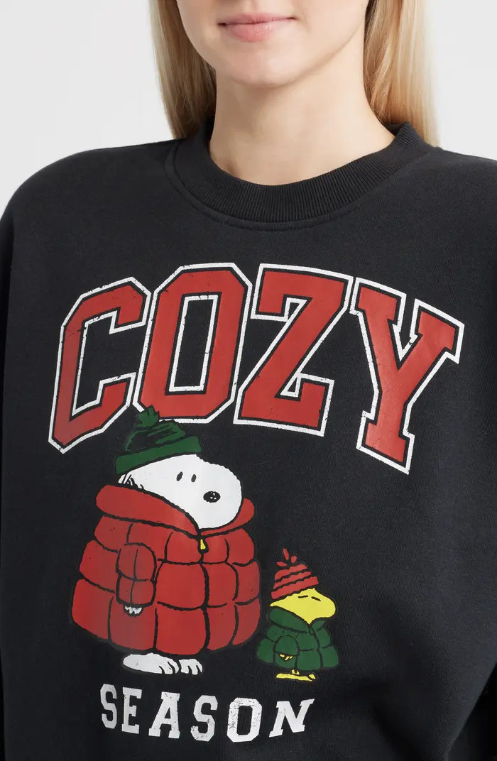 Peanuts® Cozy Graphic Sweatshirt | Nordstrom