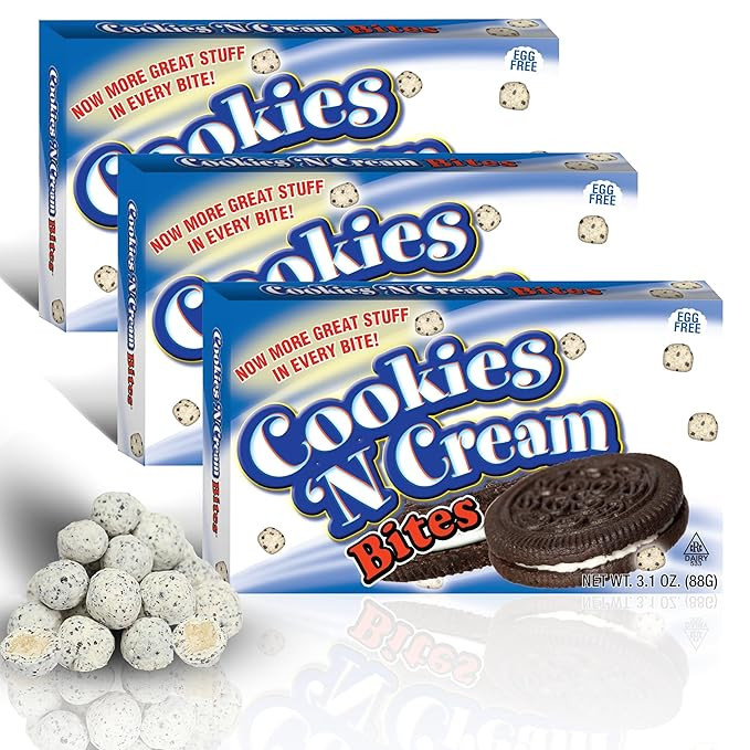 Cookie Dough Bites Red Velvet Cupcake Bites | 3.1 oz (Pack of 3) | The Original Edible Cookie Dou... | Amazon (US)