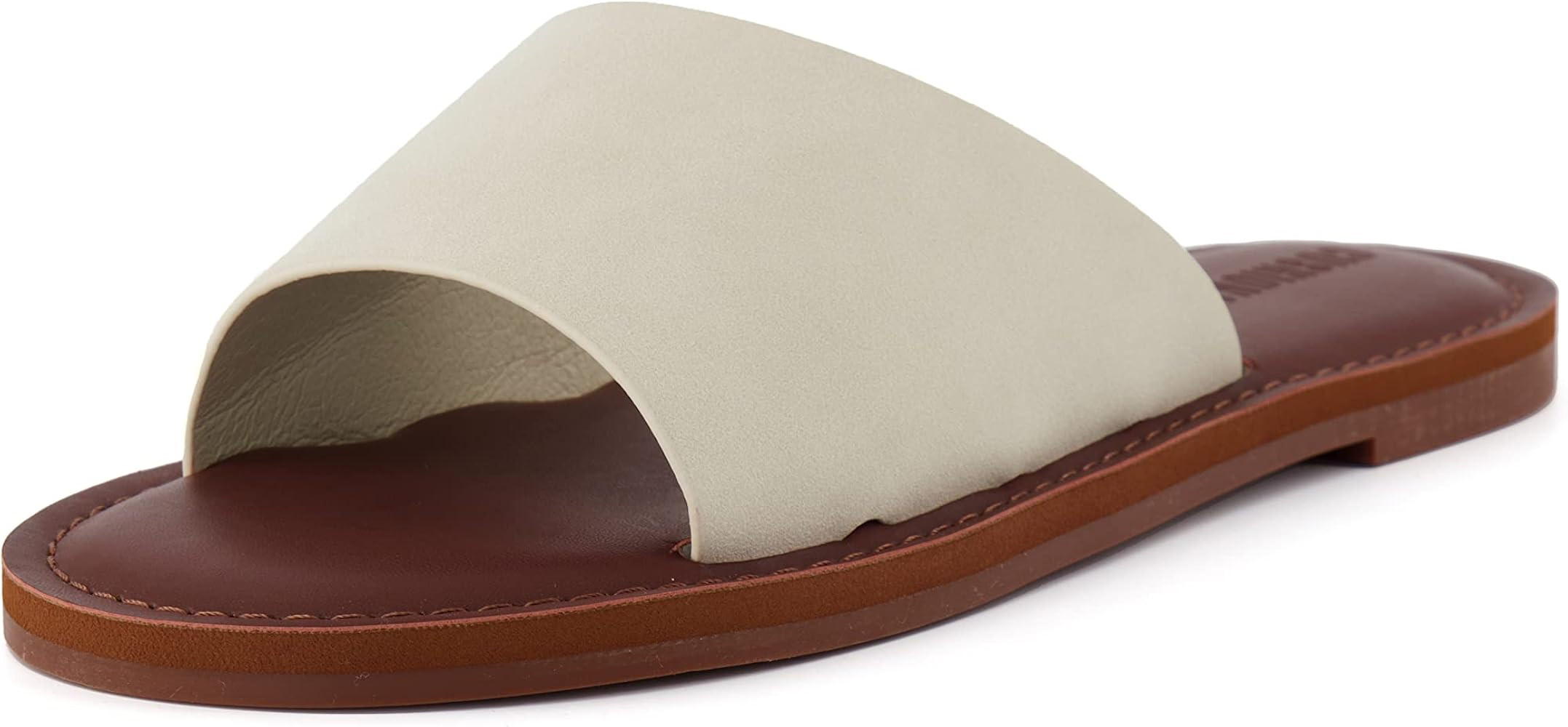 CUSHIONAIRE Women's Carly slide Sandal with Memory Foam | Amazon (US)