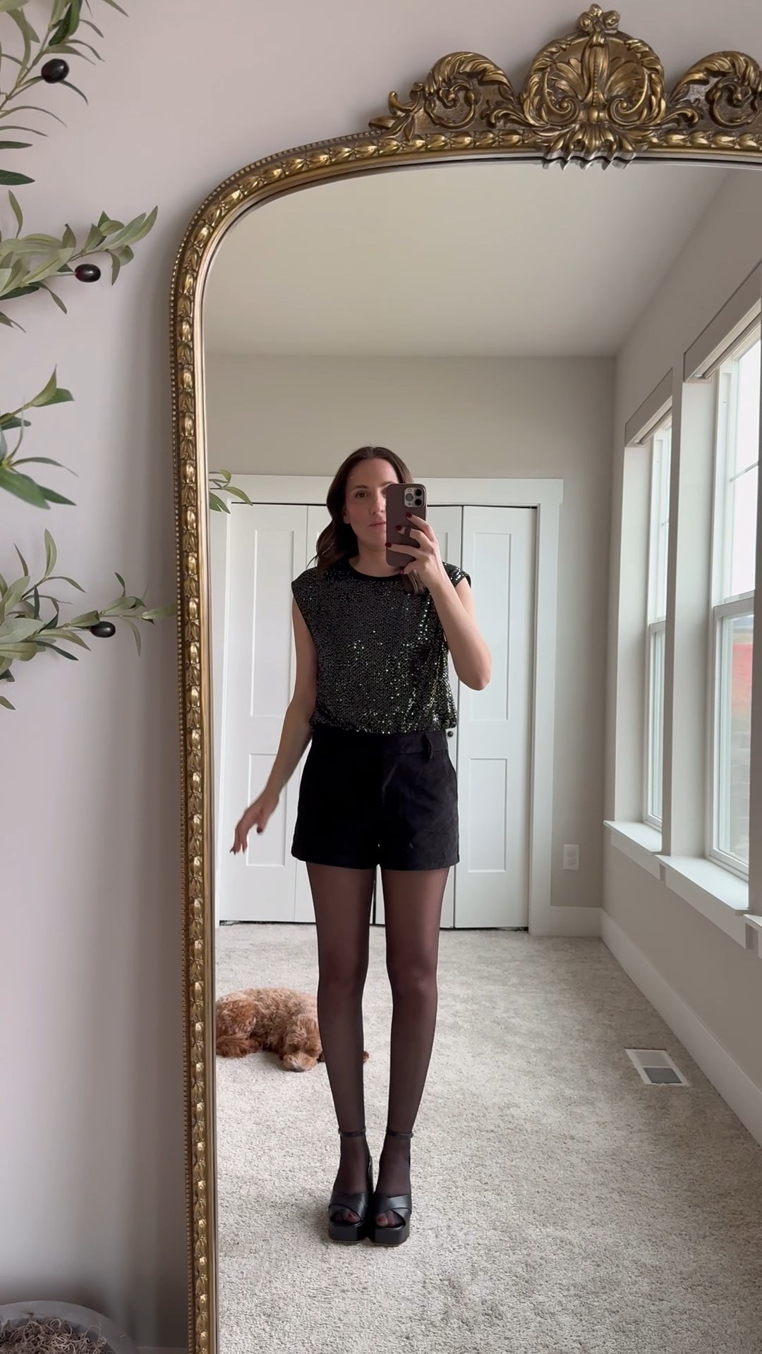 Last minute holiday outfit! Perfect for a Christmas party or NYE! A sequin top and velvet shorts

Holiday outfit | NYE | New Year’s Eve outfit | holiday style | outfit idea 

#LTKHoliday