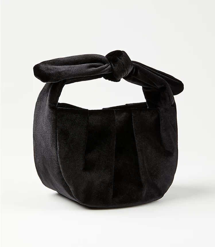 Velvet Knot Handle Bag | LOFT
