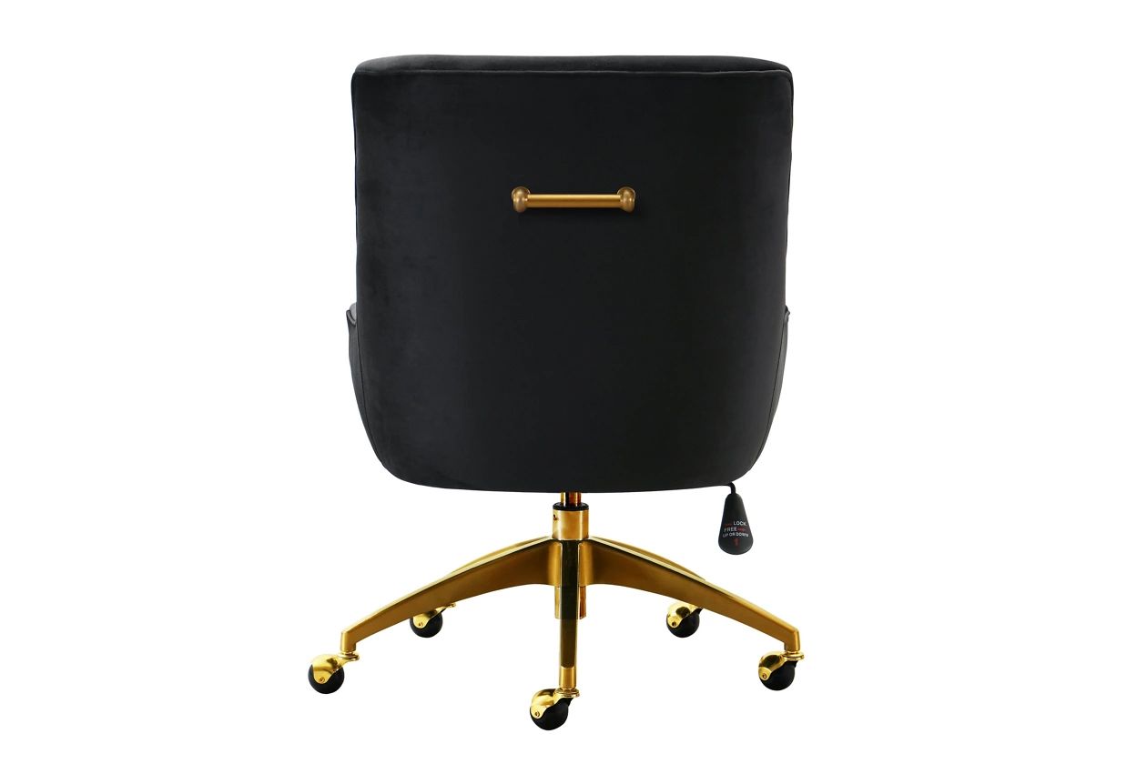 TOV Furniture Beatrix Black Office Swivel Chair | Ashley Homestore