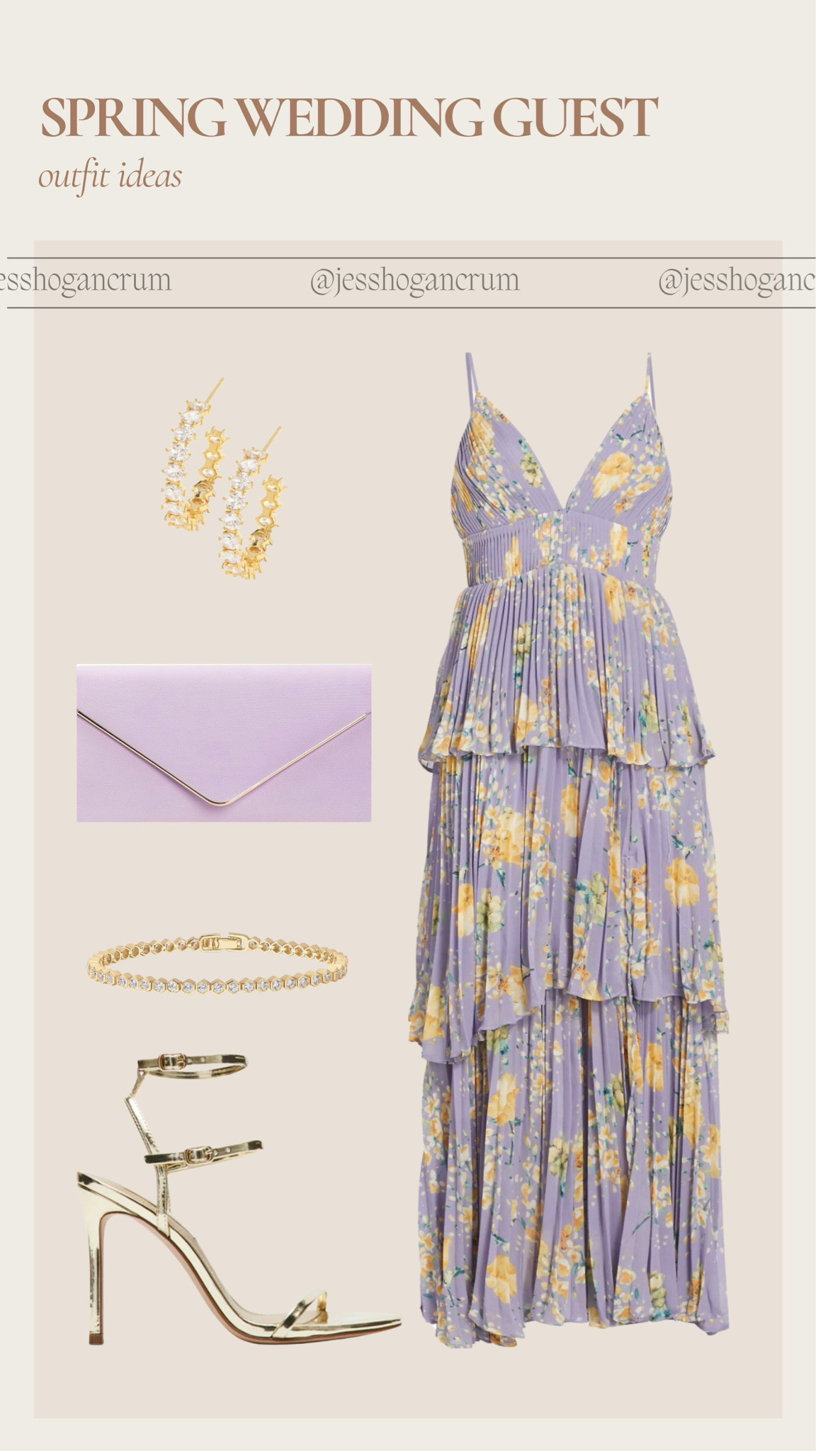 Styled up a spring wedding guest outfit for you! Love the tiers on this lavender dress!

Wedding guest outfit, spring wedding, formal dress, styled outfit, spring trends, Jess Crum 


#LTKstyletip #LTKSeasonal