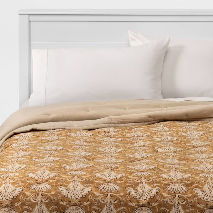 Target/Home/Bedding/Quilts‎Threshold™ Velvet Warm Gold Print QuiltShop this collectionShop al... | Target