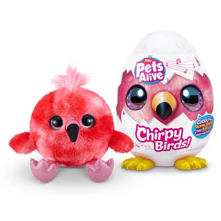 Pets Alive Chirpy Birds  Electronic Robot Toy, Interactive Unboxing Plush Toy by ZURU | Walmart (US)