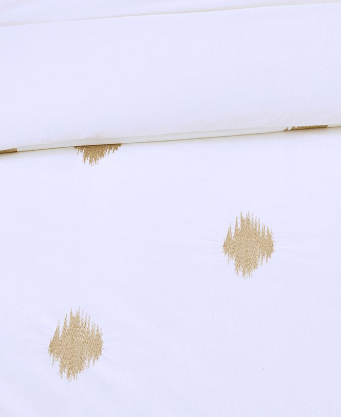 Stella 3-Pc. Embroidered-Dot Full/Queen Comforter Mini Set | Macys (US)