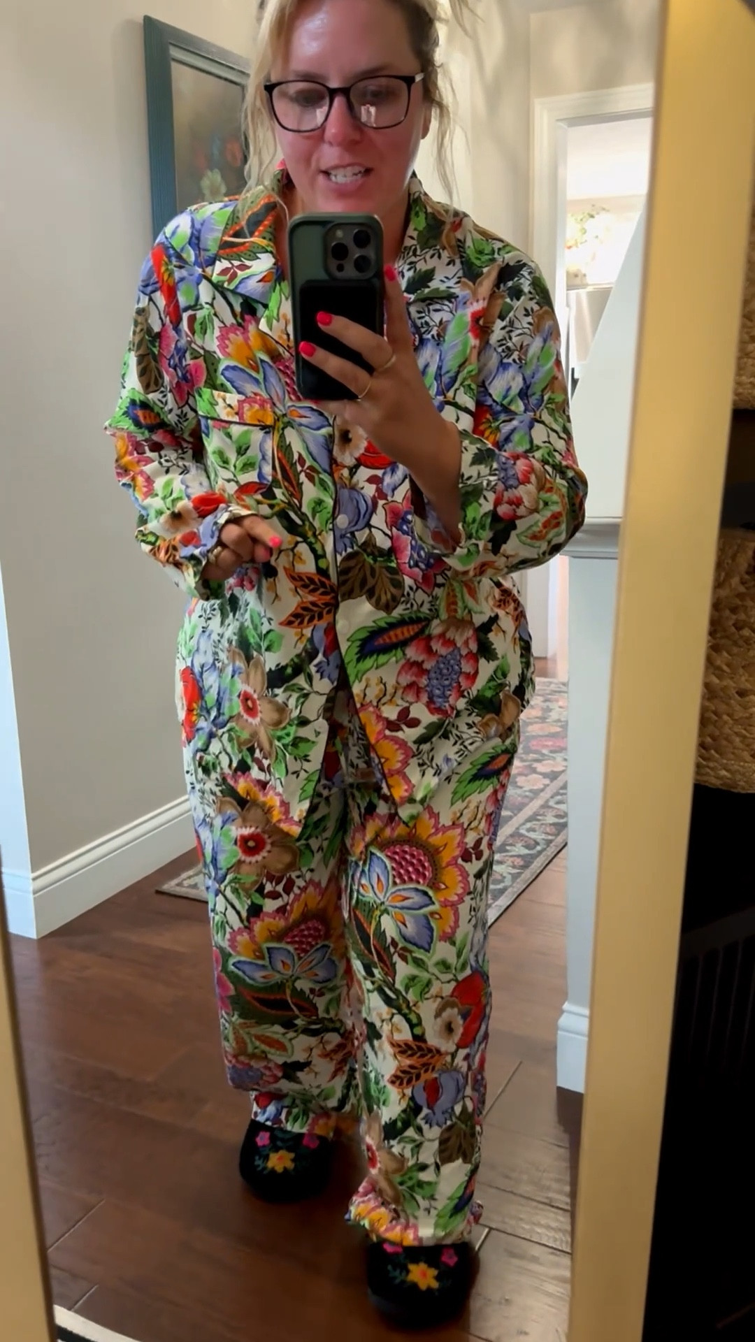 The only mirror I have on this floor & I ain’t goin upstairs but I HAD to show you this cute Amazon pj set! Linked all my tried & true favs! 

#LTKMidsize #LTKOver40 #LTKPetite