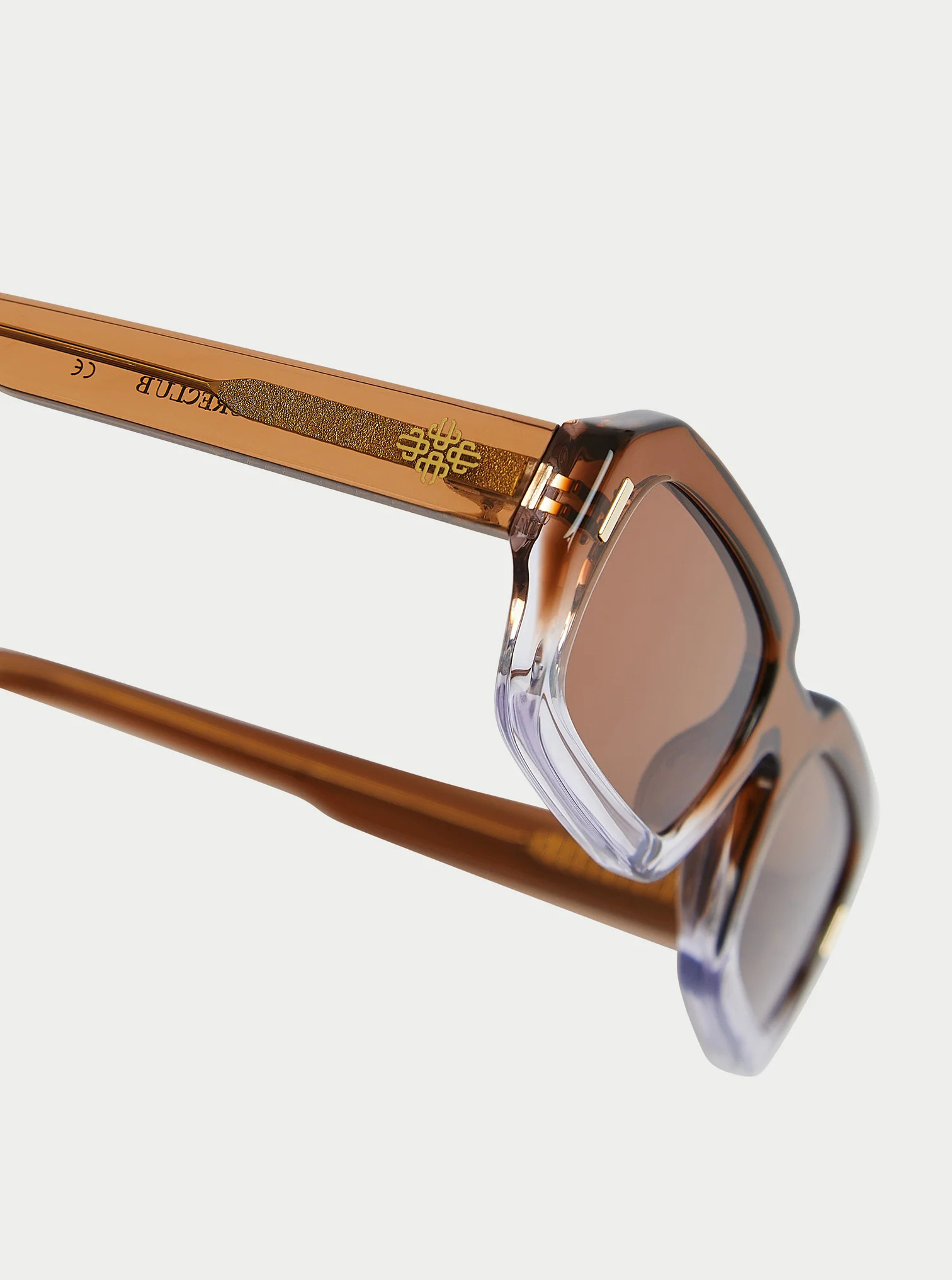 EMBLEM SUNGLASSES - BROWN | The Couture Club