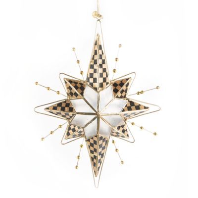 Precious Metals Bethlehem Star Ornament | MacKenzie-Childs