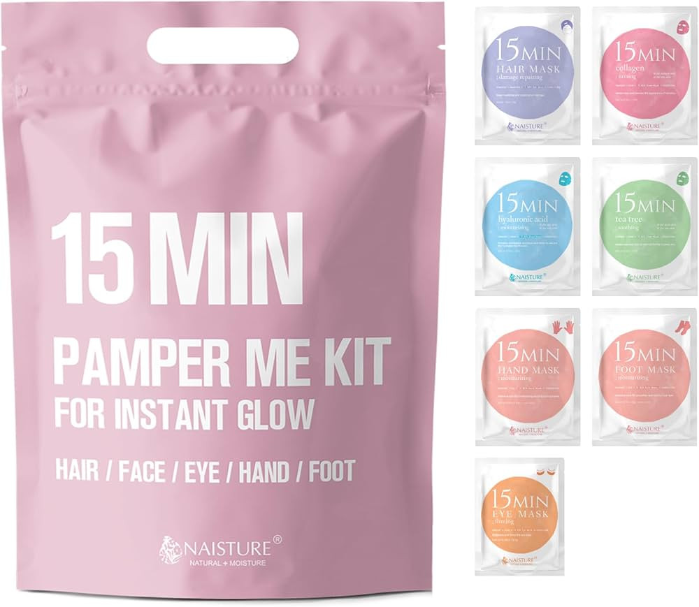 Spa Kit for Women-Korean Skincare Set Includes home spa essentials like a hair mask, hand and foo... | Amazon (US)