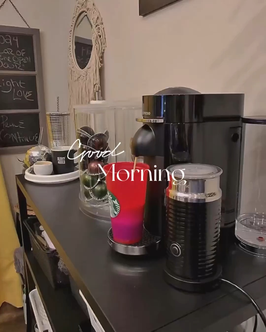 ☕️ Elevate your mornings with the Nespresso VertuoPlus by De’Longhi! This sleek machine brews barista-quality coffee and espresso at the touch of a button.

🎥 Captured this setup hands-free with my Meta Ray-Ban Smart Glasses 🤓 —making content creation effortless!

💡 Pro Tip: Pair your Nespresso with a cozy nook and your favorite mug ☕️ for the ultimate coffee experience.
Ready to upgrade your caffeine routine? Shop now through my post!
#LTKhome #CoffeeLovers #Nespresso #MetaRayBan #SmartHome #KitchenEssentials

#LTKWatchNow #LTKHome