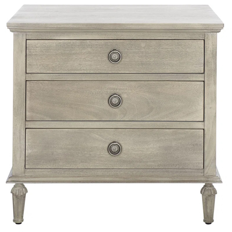 Hubbard Solid + Manufactured Wood Nightstand | Wayfair North America