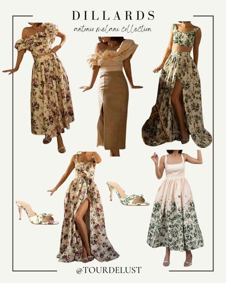 Dillards Antonio Melani collection. 

Floral dress, vacation outfit, toile

#LTKtravel #LTKstyletip