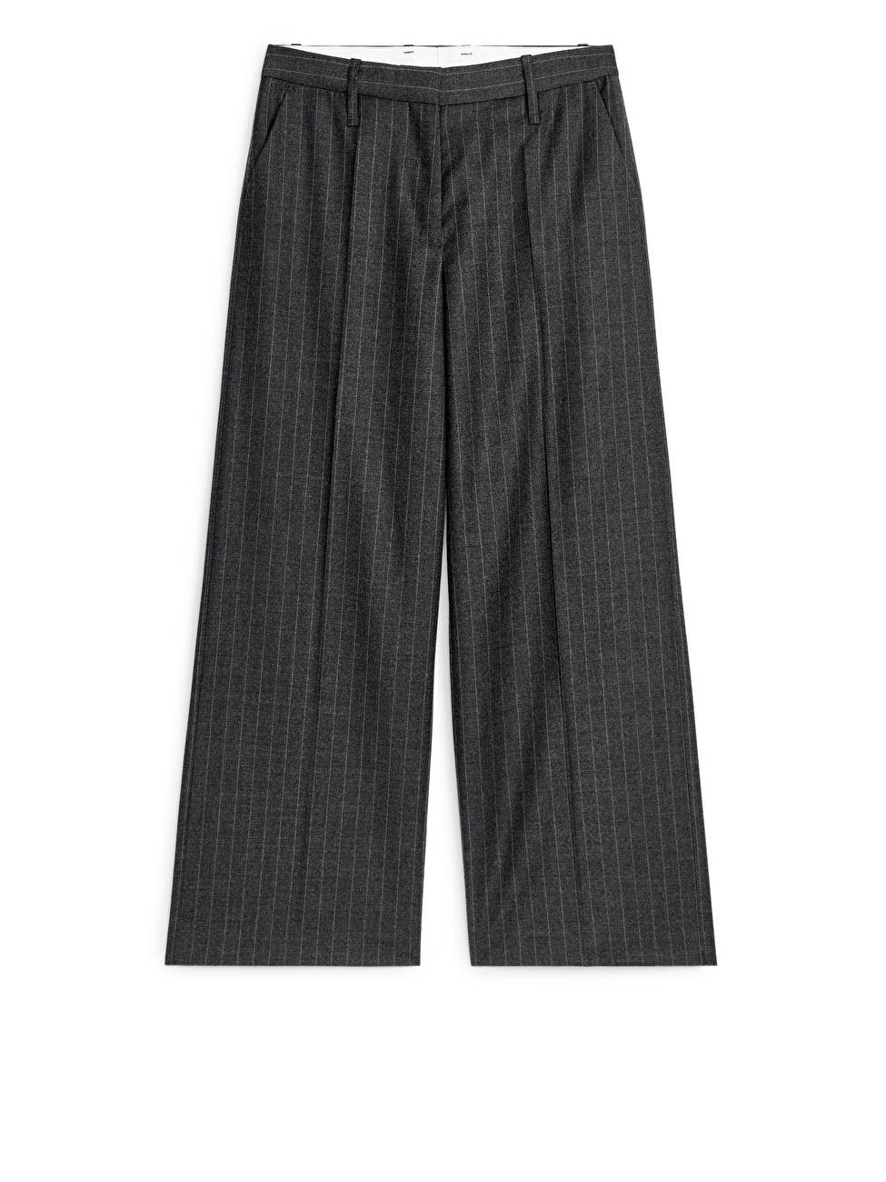 Low-Waist Flannel Trousers | ARKET (US&UK)