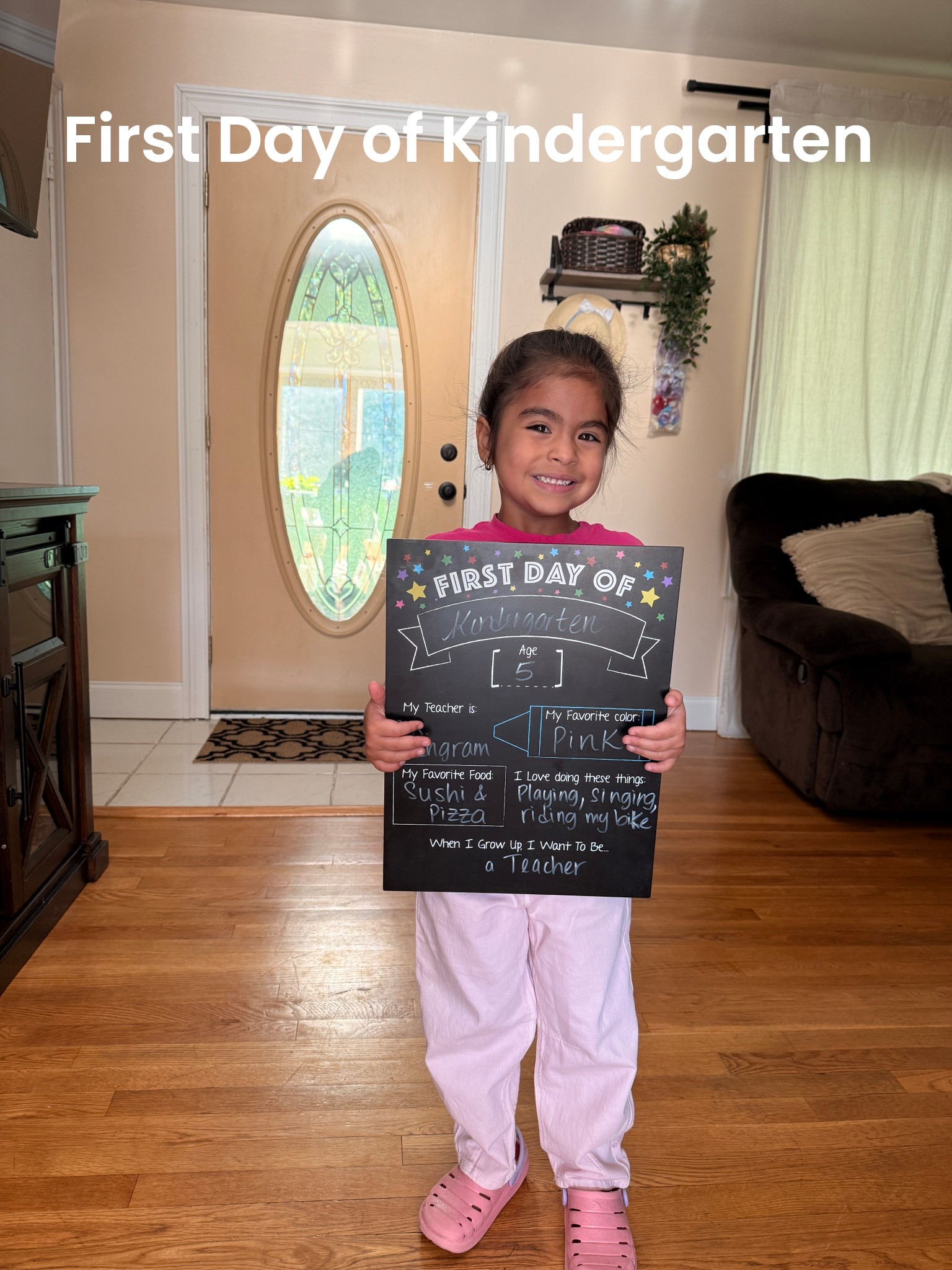 First day of Kindergarten outfit…

Mila is wearing the pink Hello Kitty Hawaiian shirt I bought in Hawaii with her pink pants from Zara kids. I have attached some other options where you could get the pink pants. Aloha!

#LTKFamily #LTKKids #LTKSeasonal