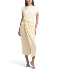 Knit Dress With Hardware Detail | TJ Maxx