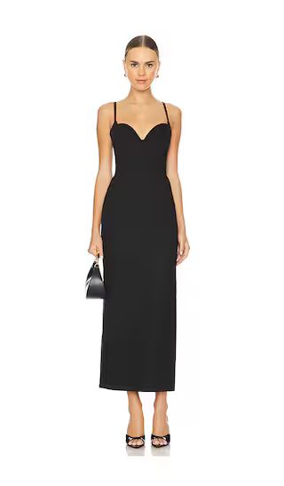 Amorous Bustier Dress in Black | Revolve Clothing (Global)