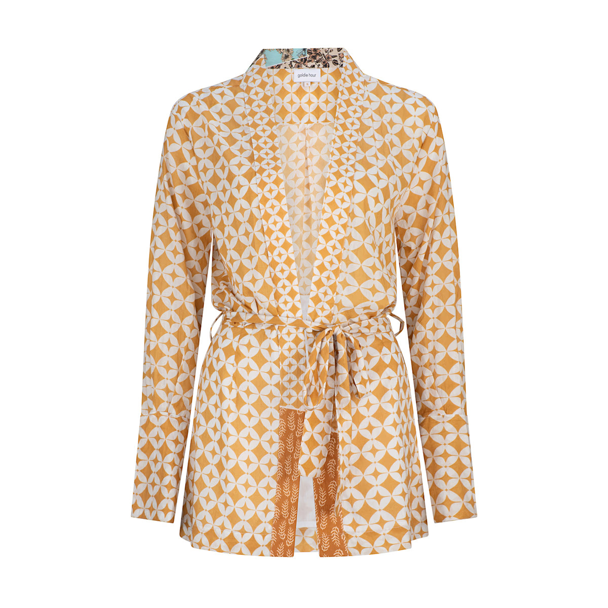 Saskia Kimono Top Harper Print | Wolf & Badger (US)