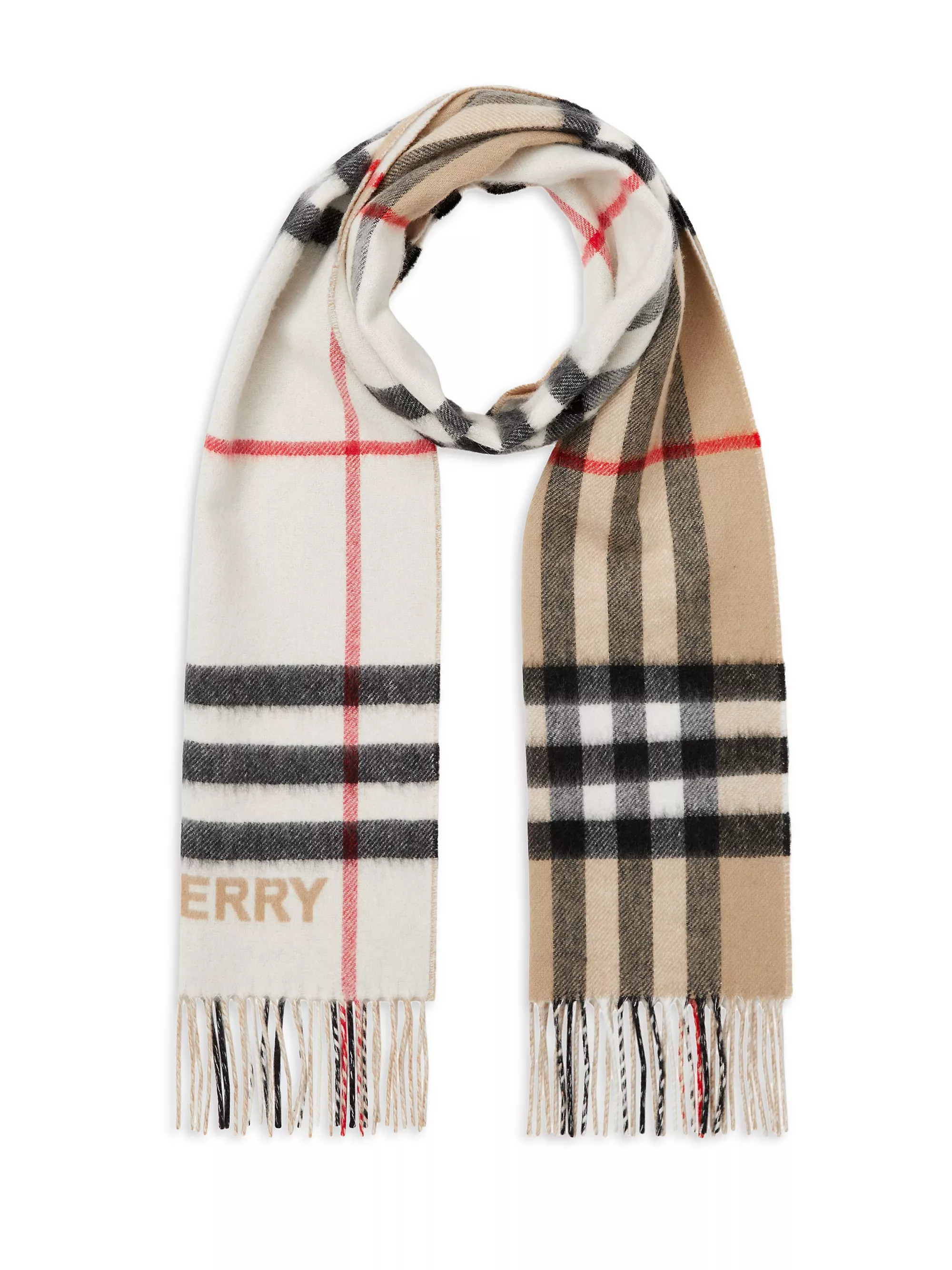 Classic Giant Check Cashmere Scarf | Saks Fifth Avenue