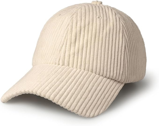 CHOK.LIDS Everyday Corduroy Baseball Cap for Men and Women Dad Hat Unisex Adjustable Lightweight ... | Amazon (US)