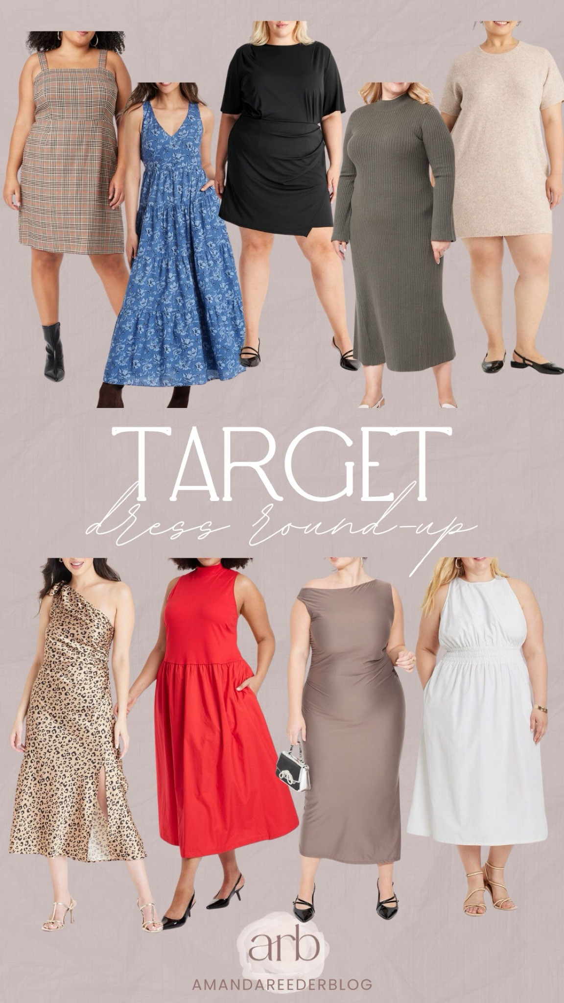 Target Dress Round-Up!! 

fall dresses - fall fashion - target dresses - maxi dress - short dress - curvy dress - neutral dress - casual dress 

#LTKStyleTip #LTKFindsUnder100