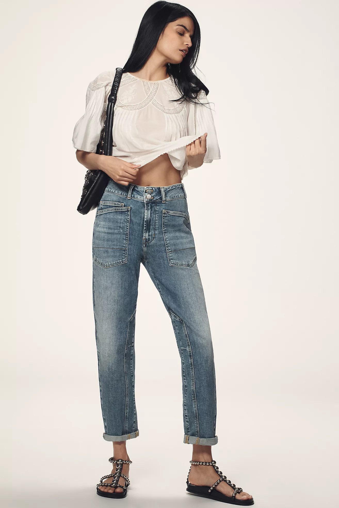 Wanderer Mid Rise Relaxed Jeans | Anthropologie (US)
