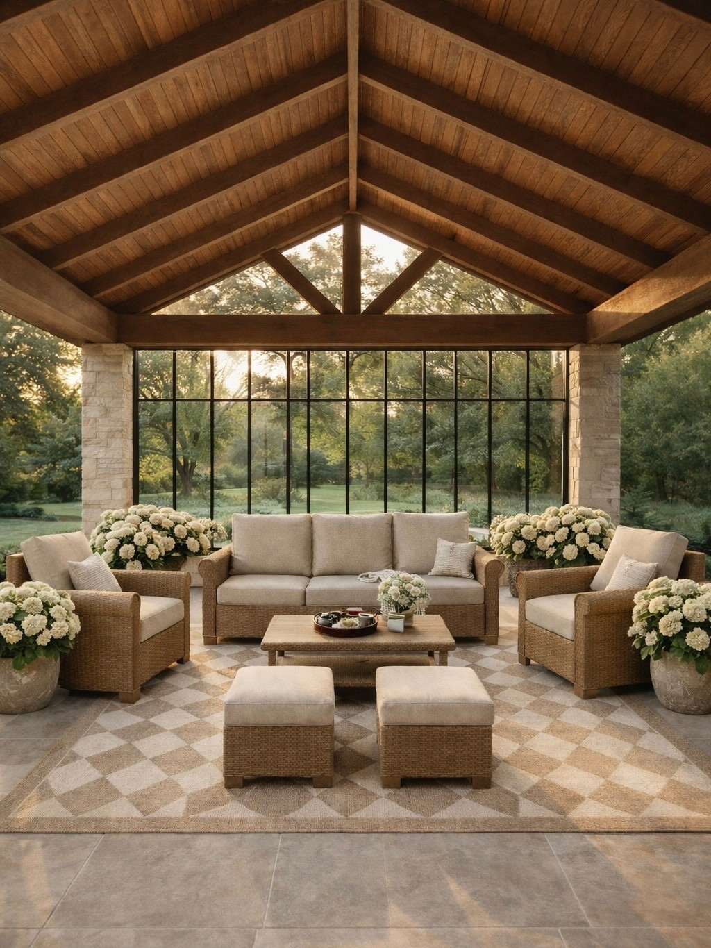 Amazon Cozy Covered Porch Setup You’ll Love 🌿

Follow @farmtotablecreations on Instagram for more

This Amazon patio set completely transforms a covered porch into a warm, inviting space. I love how the neutral wicker, soft cushions, and checkered rug create that cozy, pulled-together look without feeling overdone. The symmetrical layout makes it perfect for entertaining or just relaxing with your morning coffee, and those hydrangeas add the prettiest touch of life and softness. Everything feels elevated but still totally livable — and such a great price point for the full look.

#patiofurniture #outdoorseating #outdoorrug #wickerfurniture #amazonhome #porchdecor #outdoorliving #neutraldecor #coffeetable #homedecor

#LTKSeasonal #LTKHome #LTKSaleAlert