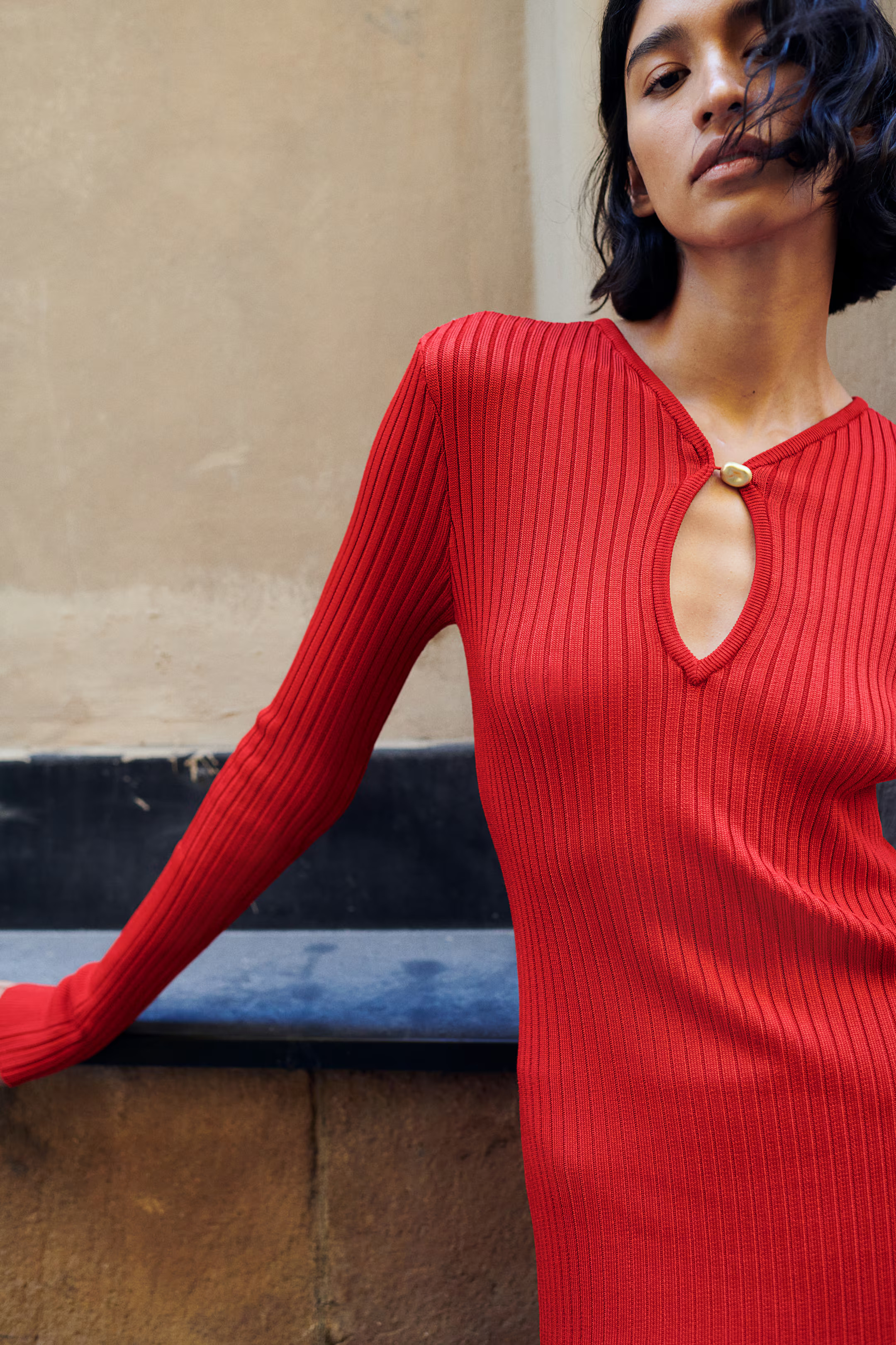 Rib-knit top | H&M (UK, MY, IN, SG, PH, TW, HK)