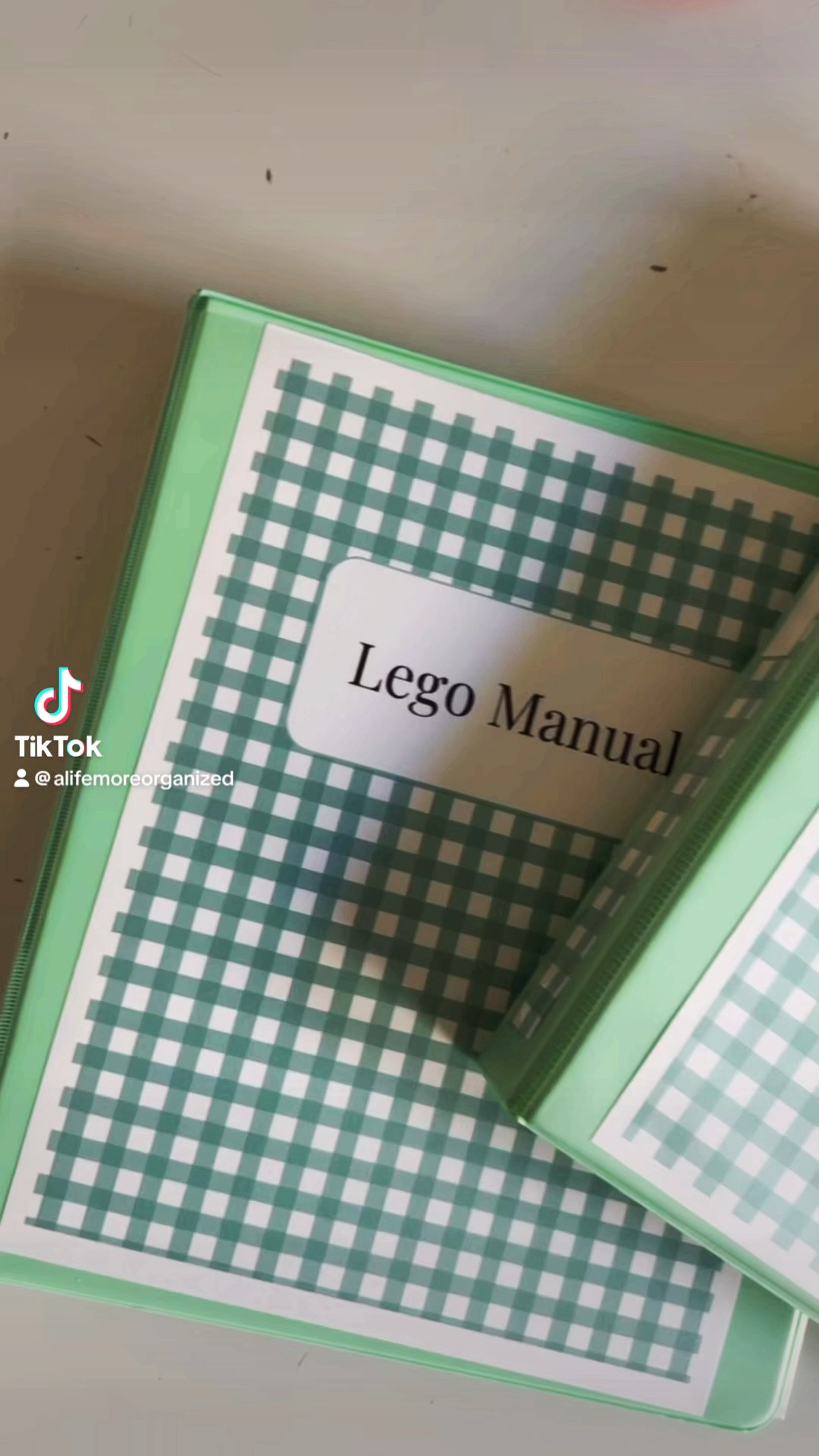 ✨A Place For All Of The Lego Manuals ✨ 

One for Duplo and one for the OG @lego 🙌🏻

I use this binder cover printable for so much, lots of colors to customize with. 

#legoorganization #legotiktok #lego #playroomorganization #momlife #legotok #legolife #printable #organizationideas #toyorganization #organizedplayroom #organizedtoys #legofan #legoinstagram #organizing #organization 

#LTKFamily #LTKHome #LTKKids