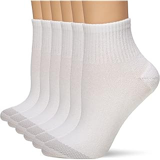 HUE Women's Cotton Mini Crew Socks - Size 6-10 - Ladies Athletic Cushioned Workout Socks | Amazon (US)