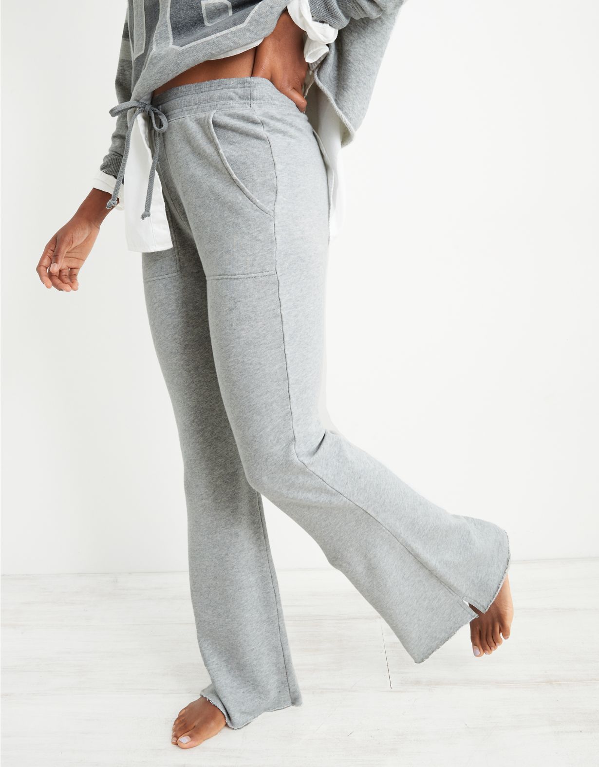 Aerie Weekend Kick-It High Waisted Flare Pant | American Eagle Outfitters (US & CA)