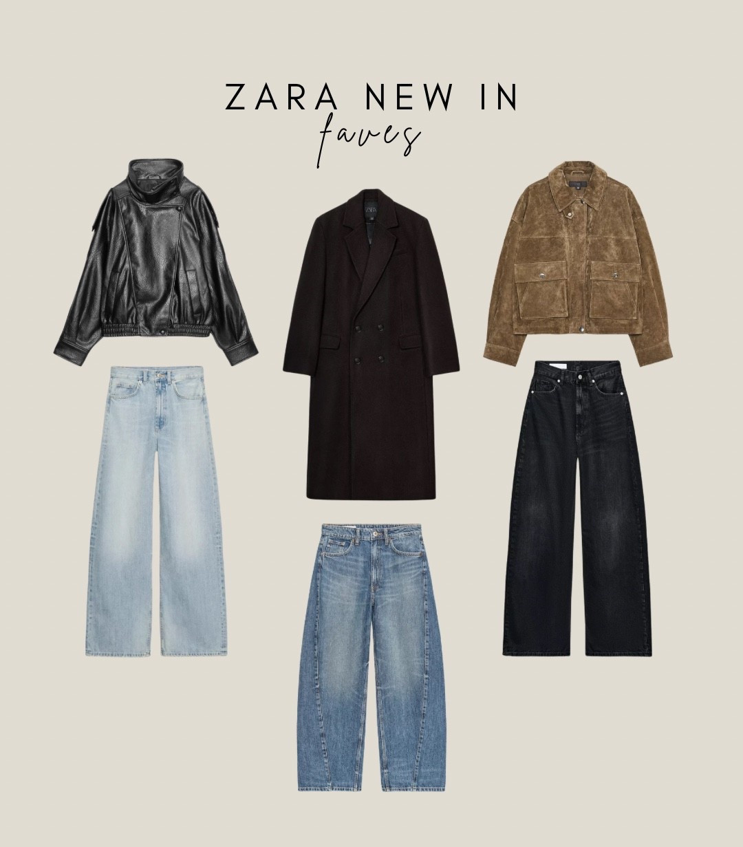 Zara new in faves🤍🤍 

#LTKjeans #LTKuk #LTKwinter